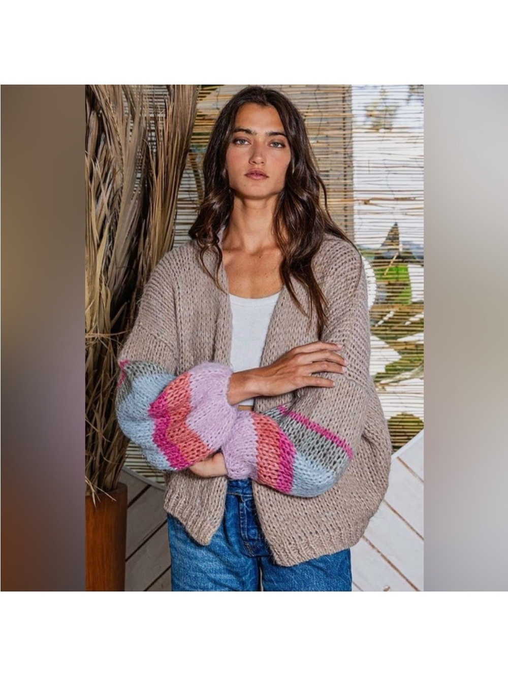 saltwater LUXE Cream Knit Sweater